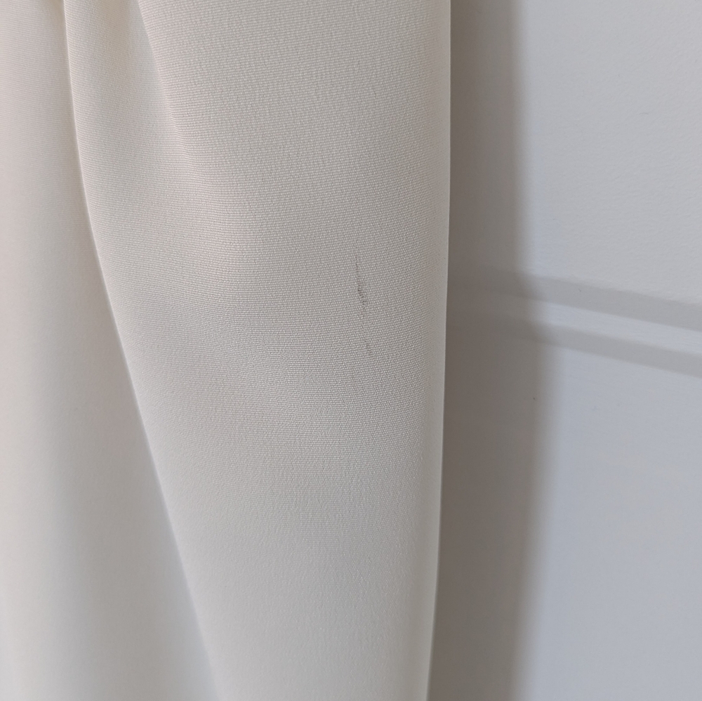 Vintage Wedding Dress ILGWU Union Made Canada Reception Dress Size 6 80s Beaded - Picture 3 of 12